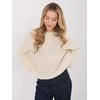 Italy Moda Sweter-MI-SW-1215.97-jasny smėlio spalva