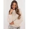 Italy Moda Sweter-MI-SW-1311.31-jasny smėlio spalva