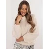 Italy Moda Sweter-MI-SW-1311.31-jasny smėlio spalva