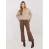 Italy Moda Sweter-MI-SW-1512.28-ciemny bezowy