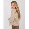 Italy Moda Sweter-MI-SW-1512.28-ciemny bezowy