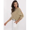Italy Moda Sweter-MI-SW-1604.85-auksinė
