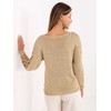 Italy Moda Sweter-MI-SW-1606.96-auksinė