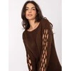 Italy Moda Sweter-MI-SW-1606.96-ciemny ruda