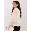 Italy Moda Sweter-MI-SW-1610.18-jasny smėlio spalva