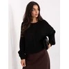 Italy Moda Sweter-MI-SW-1610.18-juoda