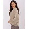 Italy Moda Sweter-MI-SW-1610.18-smėlio spalva