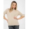 Italy Moda Sweter-MI-SW-1901.66-smėlio spalva