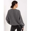Italy Moda Sweter-MI-SW-1909.68-ciemny pilka