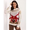 Italy Moda Sweter-MI-SW-19133.90-ecru