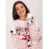 Italy Moda Sweter-MI-SW-2111.89-ecru