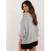 Italy Moda Sweter-MI-SW-2911.91-pilka