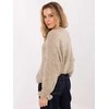 Italy Moda Sweter-MI-SW-2911.91-smėlio spalva