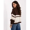 Italy Moda Sweter-MI-SW-3211.31-ciemny ruda