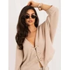 Italy Moda Sweter-MI-SW-3544.79-smėlio spalva