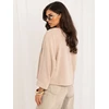 Italy Moda Sweter-MI-SW-3544.79-smėlio spalva