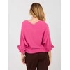 Italy Moda Sweter-MI-SW-3675.01P-ciemny rožinis