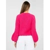 Italy Moda Sweter-MI-SW-9642.01-fuksjowy