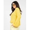 Italy Moda Sweter-MI-SW-9642.01-geltona