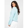 Italy Moda Sweter-MI-SW-9642.01-šviesiai mėlyna