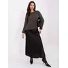 Italy Moda Sweter-MI-SW-WK32601.19-ciemny pilka