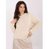 Italy Moda Sweter-MI-SW-WK32601.19-jasny smėlio spalva