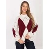 Italy Moda Sweter-MI-SW-WM295.15-ecru