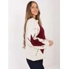 Italy Moda Sweter-MI-SW-WM295.15-ecru