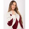 Italy Moda Sweter-MI-SW-WM295.15-ecru