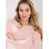 Italy Moda Sweter-MO-SW-1216.71-brzoskwiniowy