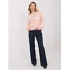 Italy Moda Sweter-MO-SW-1216.71-brzoskwiniowy