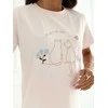 Italy Moda T-shirt-IR-TS-R2766.60-jasny rožinis