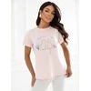 Italy Moda T-shirt-IR-TS-R2766.60-jasny rožinis
