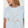 Italy Moda T-shirt-IR-TS-R2766.60-šviesiai mėlyna