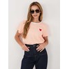 Italy Moda Marškinėliai moterims-IT-TS-22397.89-balta