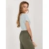 Italy Moda Marškinėliai moterims-IT-TS-22397.89-khaki