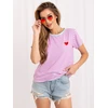 Italy Moda T-shirt-IT-TS-22397.89-šviesiai mėlyna