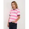 Italy Moda Marškinėliai moterims-IT-TS-22533.55-fluo rožinis