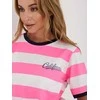 Italy Moda Marškinėliai moterims-IT-TS-22533.55-fluo rožinis