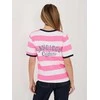 Italy Moda Marškinėliai moterims-IT-TS-22533.55-fluo rožinis