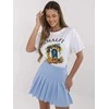 Italy Moda Marškinėliai moterims-MI-TS-M3221G.75-balta