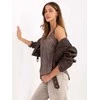 Italy Moda Top-MI-TP-7922.33-ciemny bezowy