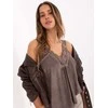 Italy Moda Top-MI-TP-7922.33-ciemny bezowy