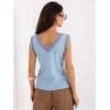 Italy Moda Top-MI-TP-KS-22508.01-šviesiai mėlyna