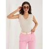 Italy Moda Top-MI-TP-KS-22508.92-jasny smėlio spalva