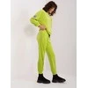 Italy Moda Veliūrinis komplektas moterimsDHJ-KMPL-8328.86-šviesiai žalia