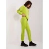 Italy Moda Veliūrinis komplektas moterimsDHJ-KMPL-8328.86-šviesiai žalia