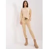 Italy Moda Veliūrinis komplektas moterimsDHJ-KMPL-8328.97-smėlio spalva