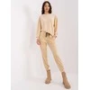 Italy Moda Veliūrinis komplektas moterimsDHJ-KMPL-8328.97-smėlio spalva