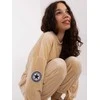 Italy Moda Veliūrinis komplektas moterimsDHJ-KMPL-8328.97-smėlio spalva